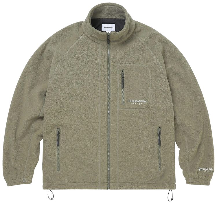 thisisneverthat GORE TEX Infinium Fleece Jacket Sage