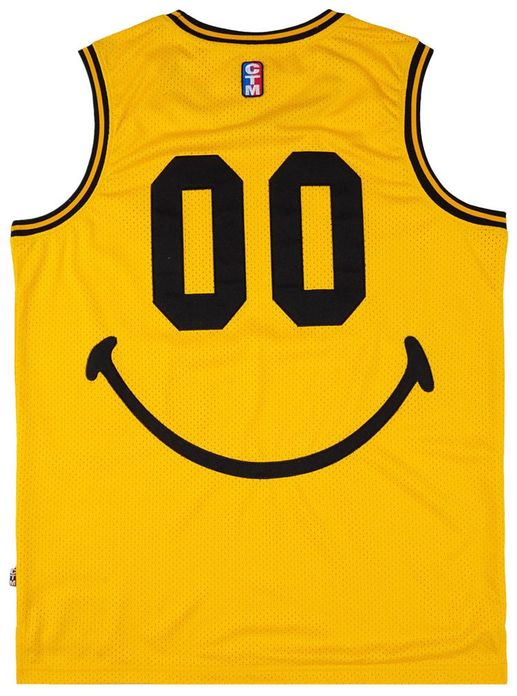 Chinatown Market Smiley Basketball Jersey Yellow