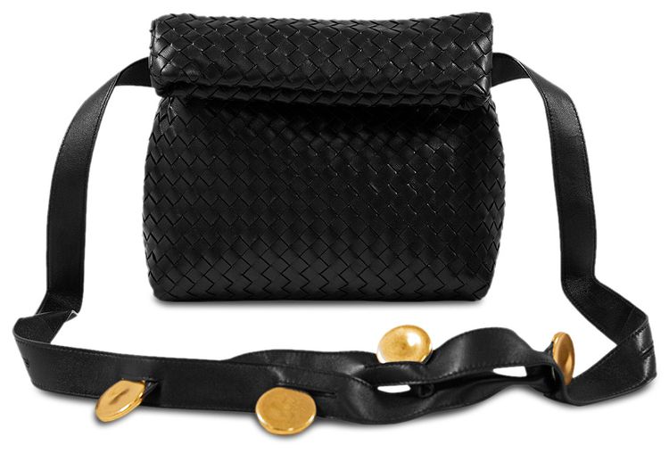 Bottega Veneta Fold Shoulder Bag BlackGold