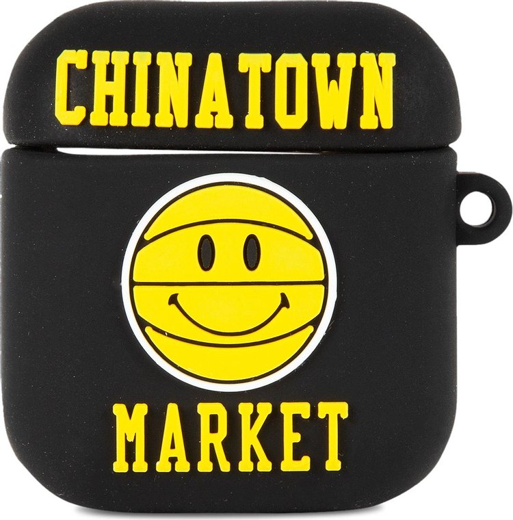 Chinatown Market Smiley Basketball Airpods Case 'Black'