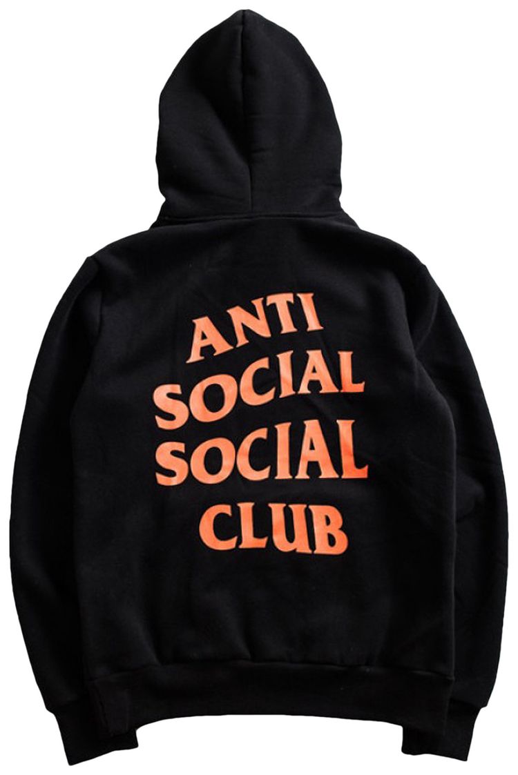 Anti Social Social Club x Undefeated Paranoid Hoodie Black