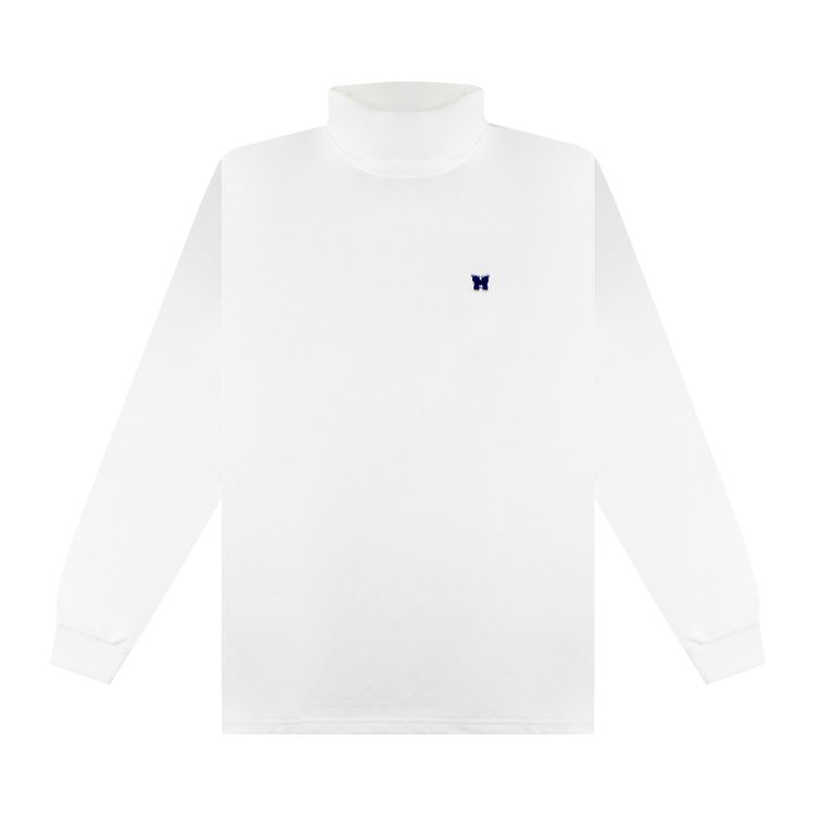 Needles Long Sleeve Turtle Neck Tee White