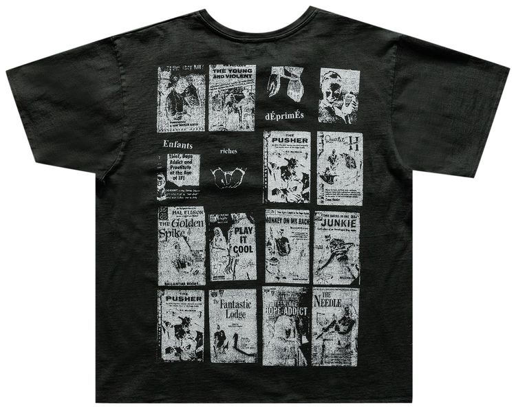 Enfants Riches Deprimes Addiction T Shirt Faded Black