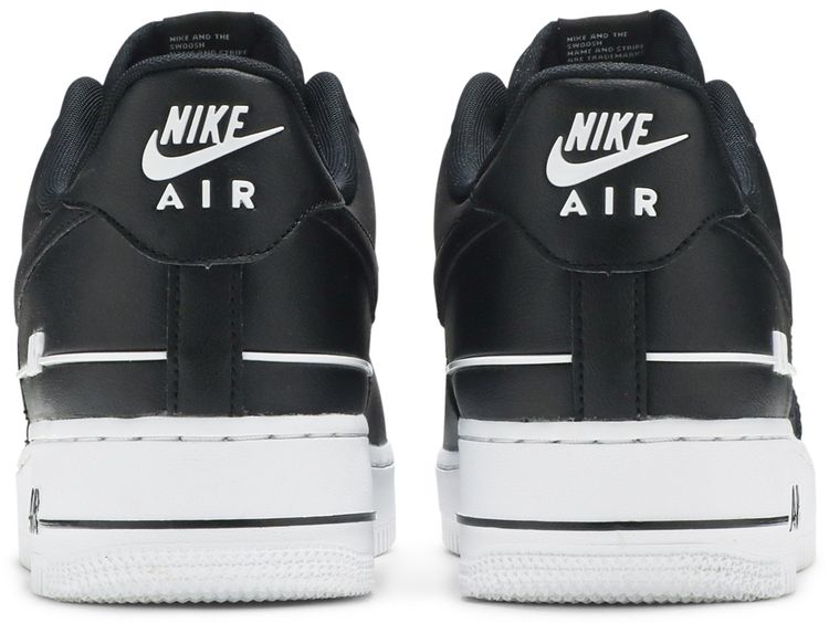Nike Air Force 1 07 LV8 Double Air Pack   Black