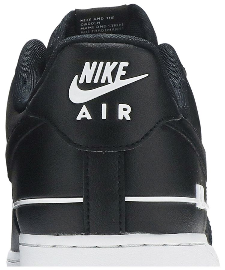 Nike Air Force 1 07 LV8 Double Air Pack   Black