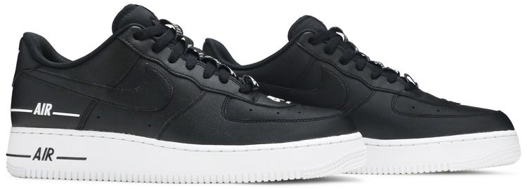 Nike Air Force 1 07 LV8 Double Air Pack   Black