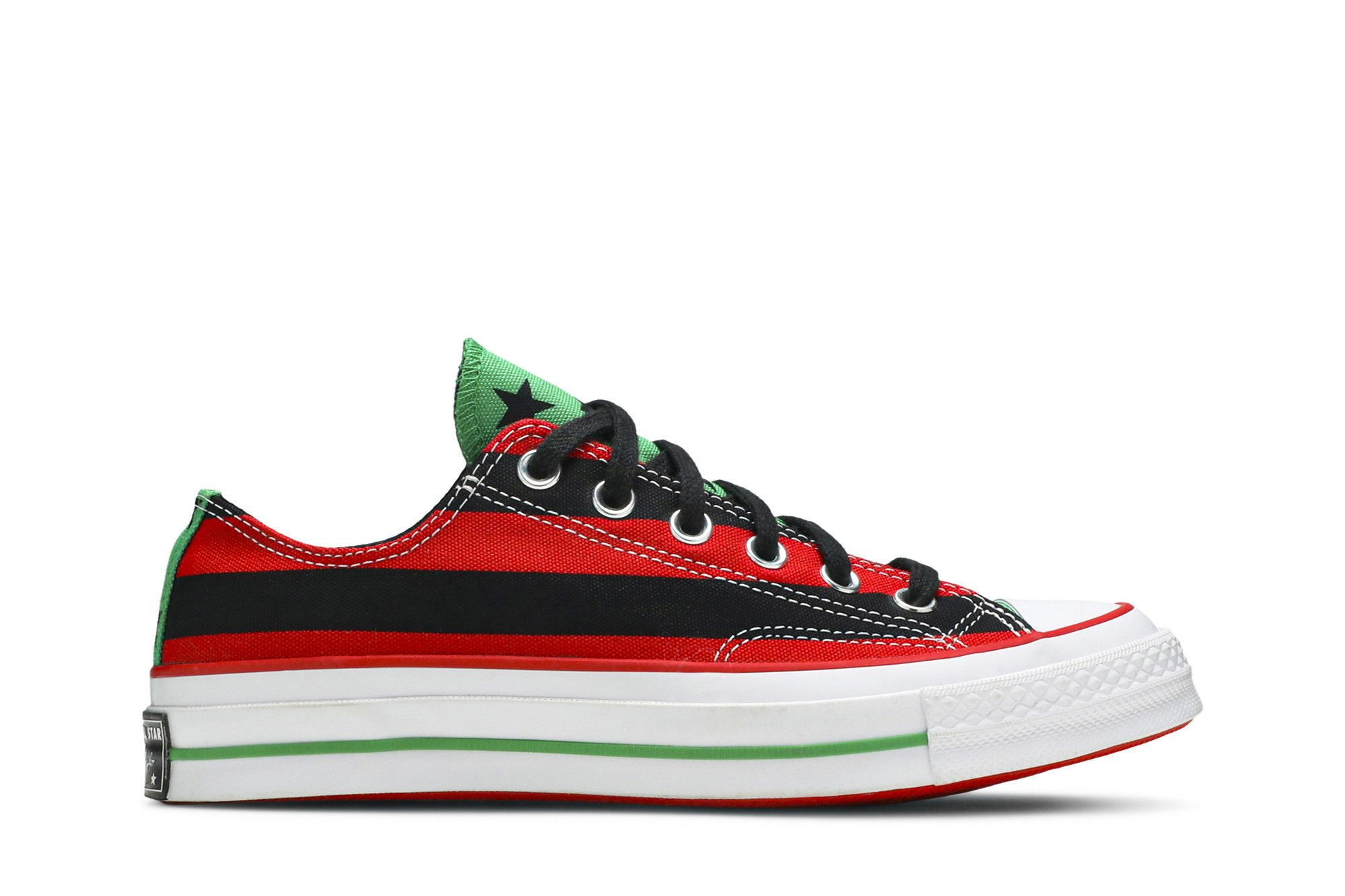 ナイジェリアパンピー Buy Converse Denim Tears x Chuck 70 Low 'Pan-African Flag