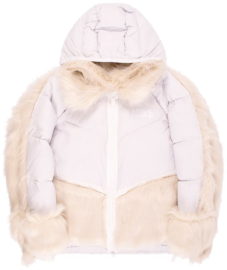 Nike x Sacai Womens Parka Pure Platinum