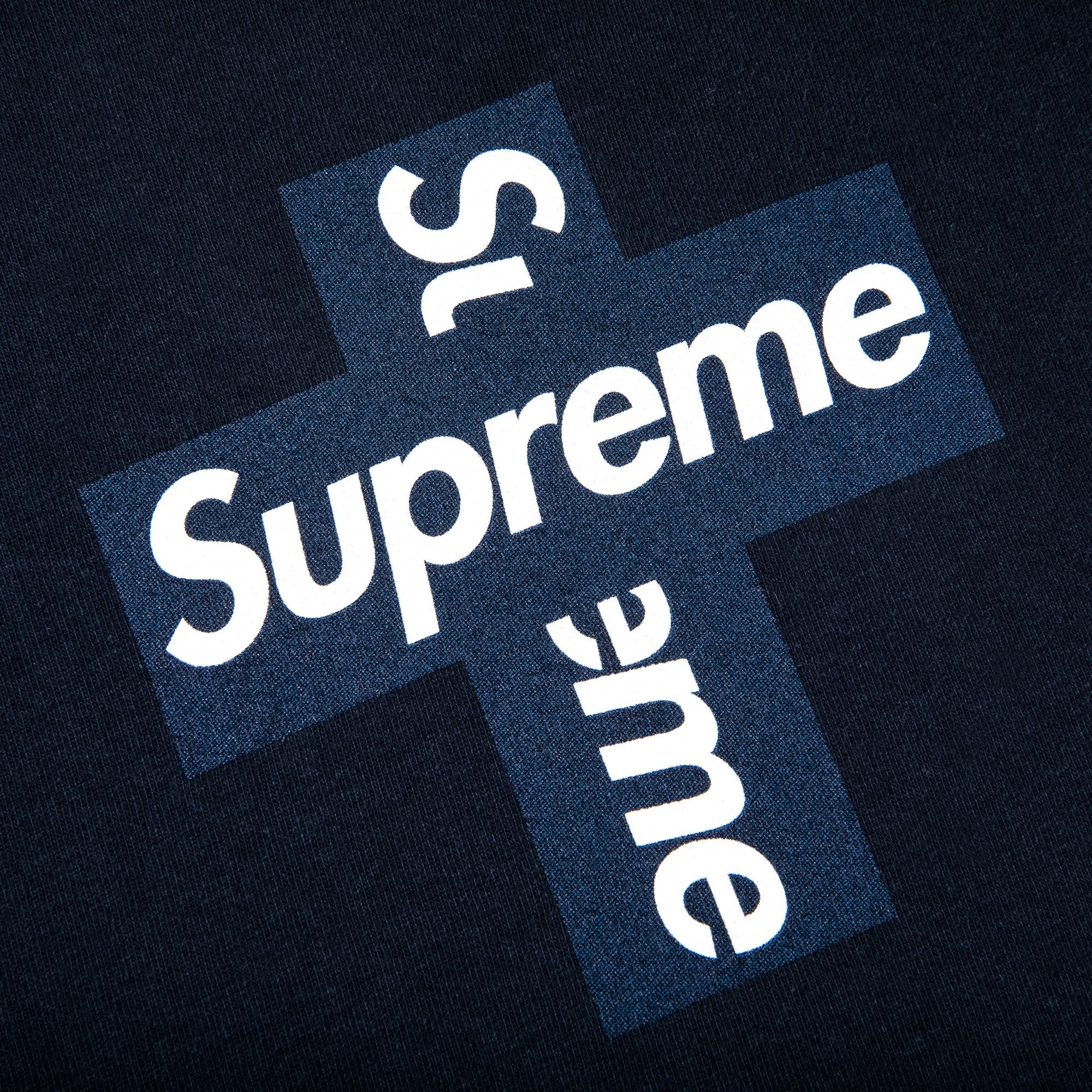 【送料無料】 Supreme Buy Cross GOAT | NAVY FW20T25 - 'Navy' Tee Logo Box トップス