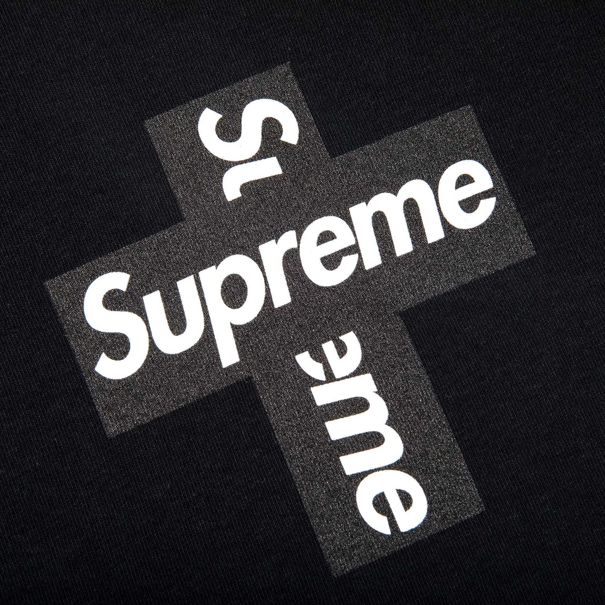 Buy Supreme Cross Box Logo Tee Black FW20T25 BLACK GOAT UK