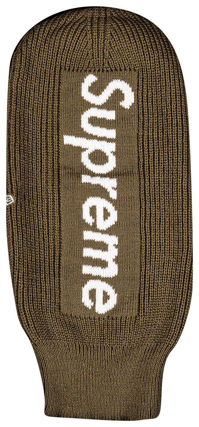 Supreme x New Era Balaclava Olive