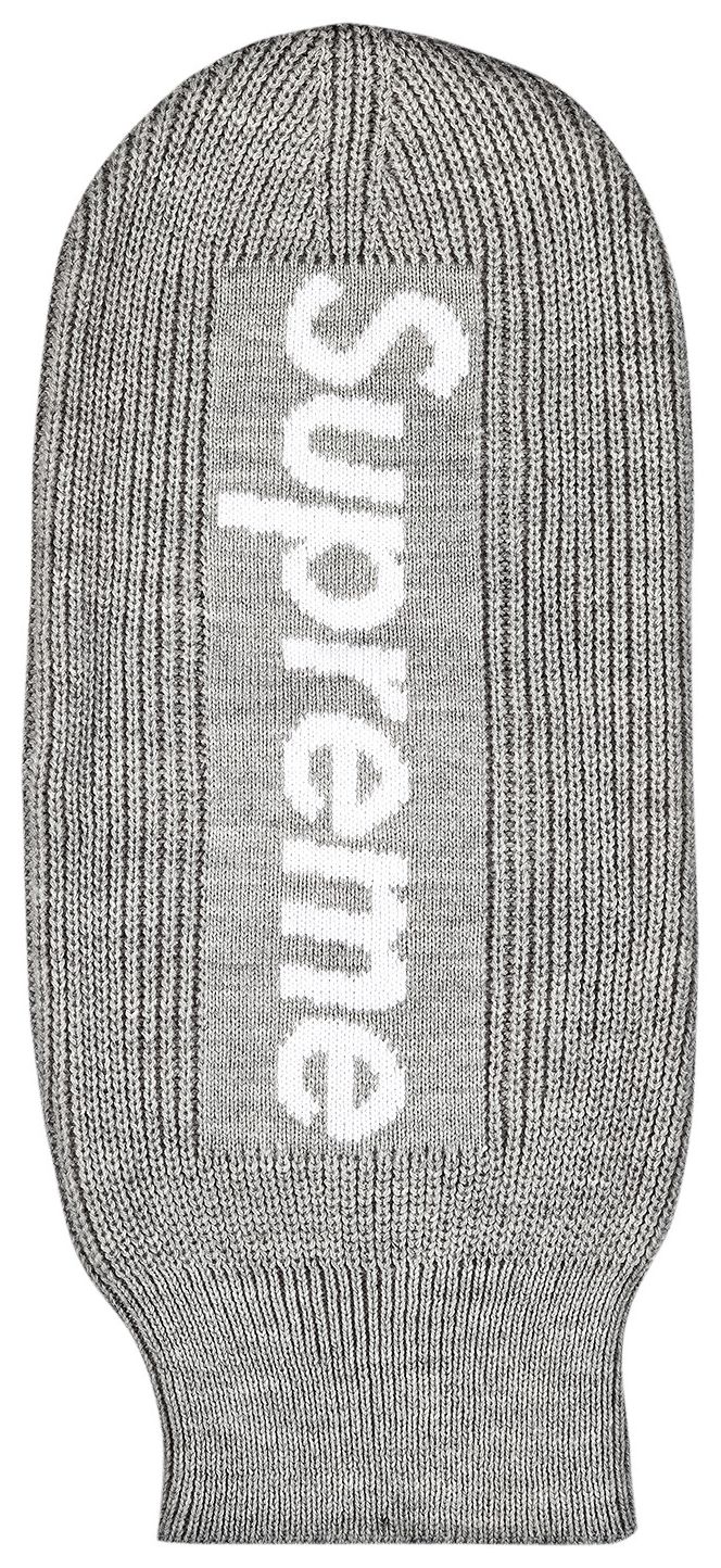 Supreme x New Era Balaclava Heather Grey