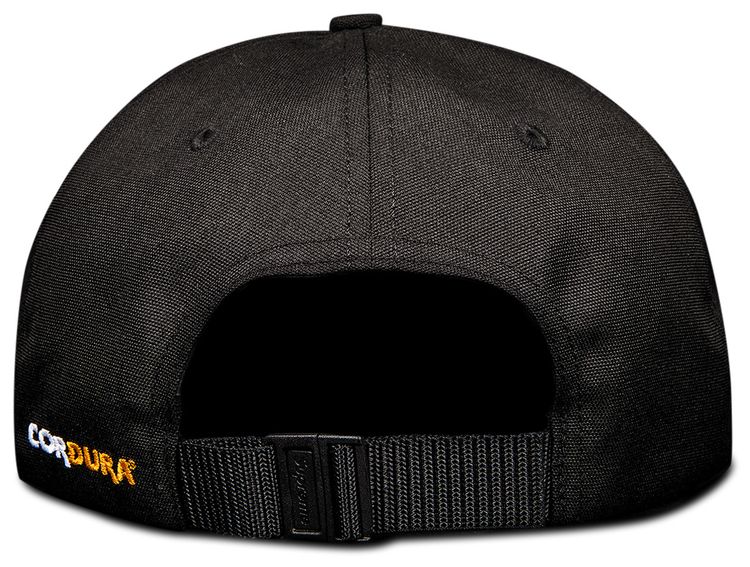 Supreme x Cordura Small Box 6 Panel Black