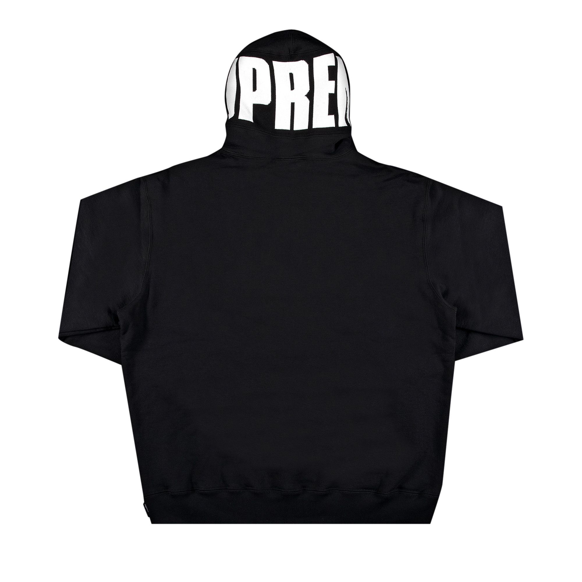 Buy Supreme Rib Hooded Sweatshirt 'Black' - FW20SW91 BLACK | GOAT
