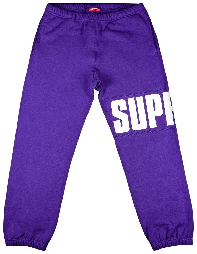 Supreme Rib Sweatpant Purple