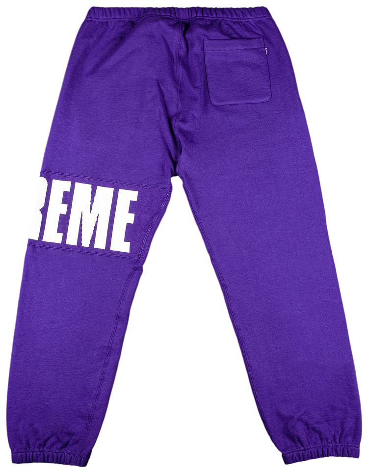 Supreme Rib Sweatpant Purple