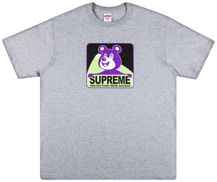 Supreme Bear Tee Heather Grey