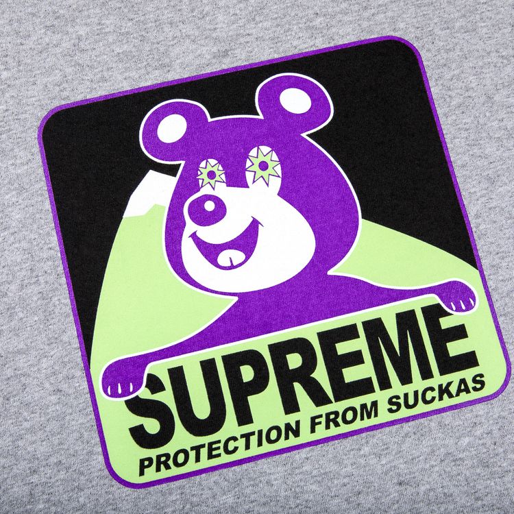 Supreme Bear Tee Heather Grey