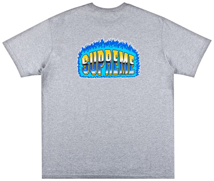 Supreme Chrome Tee Heather Grey