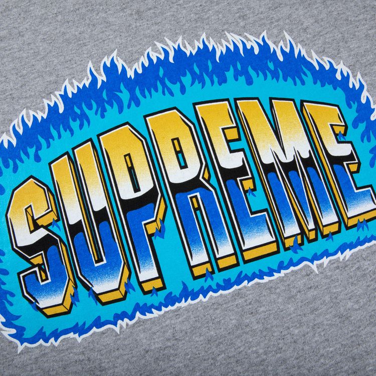 Supreme Chrome Tee Heather Grey
