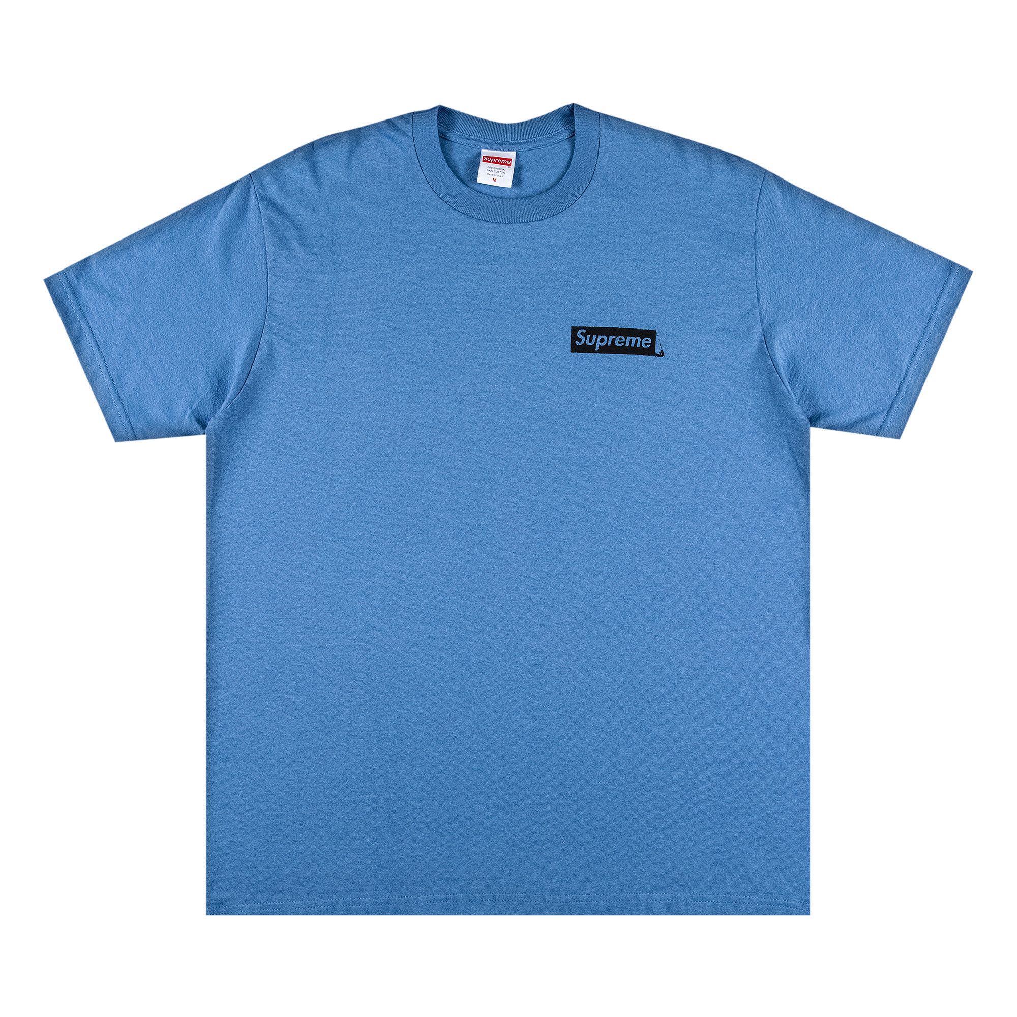 Buy Supreme No More Shit Tee 'Dusty Light Royal' - FW20T49 DUSTY