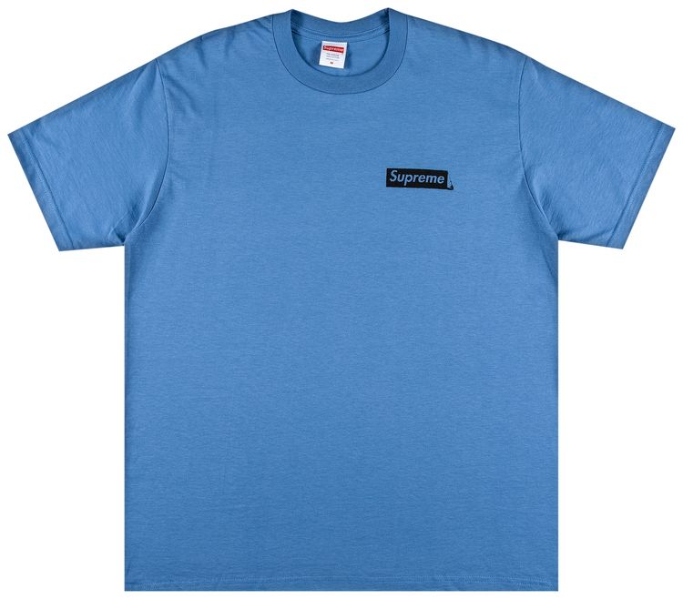 Supreme No More Shit Tee Dusty Light Royal