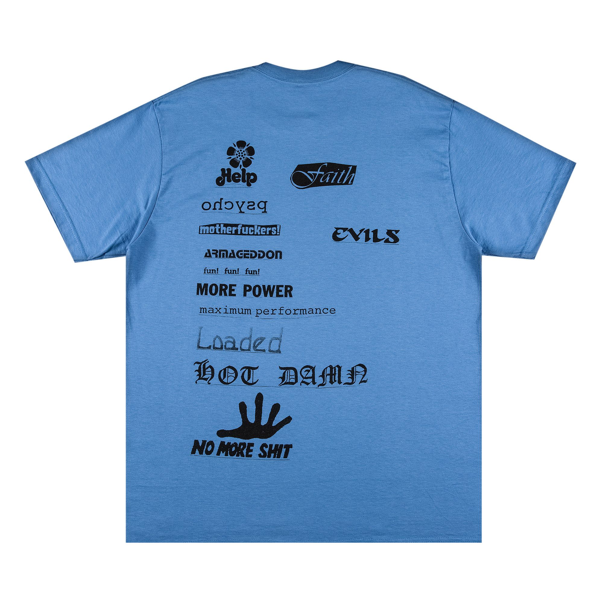 Buy Supreme No More Shit Tee 'Dusty Light Royal' - FW20T49 DUSTY
