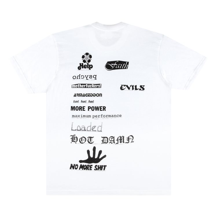 Supreme No More Shit Tee White