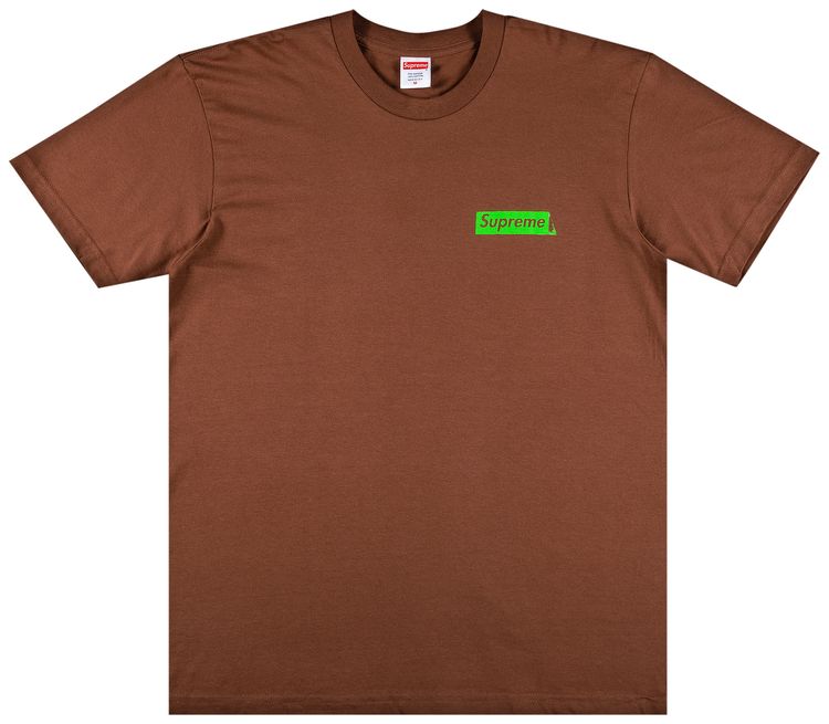 Supreme No More Shit Tee Brown