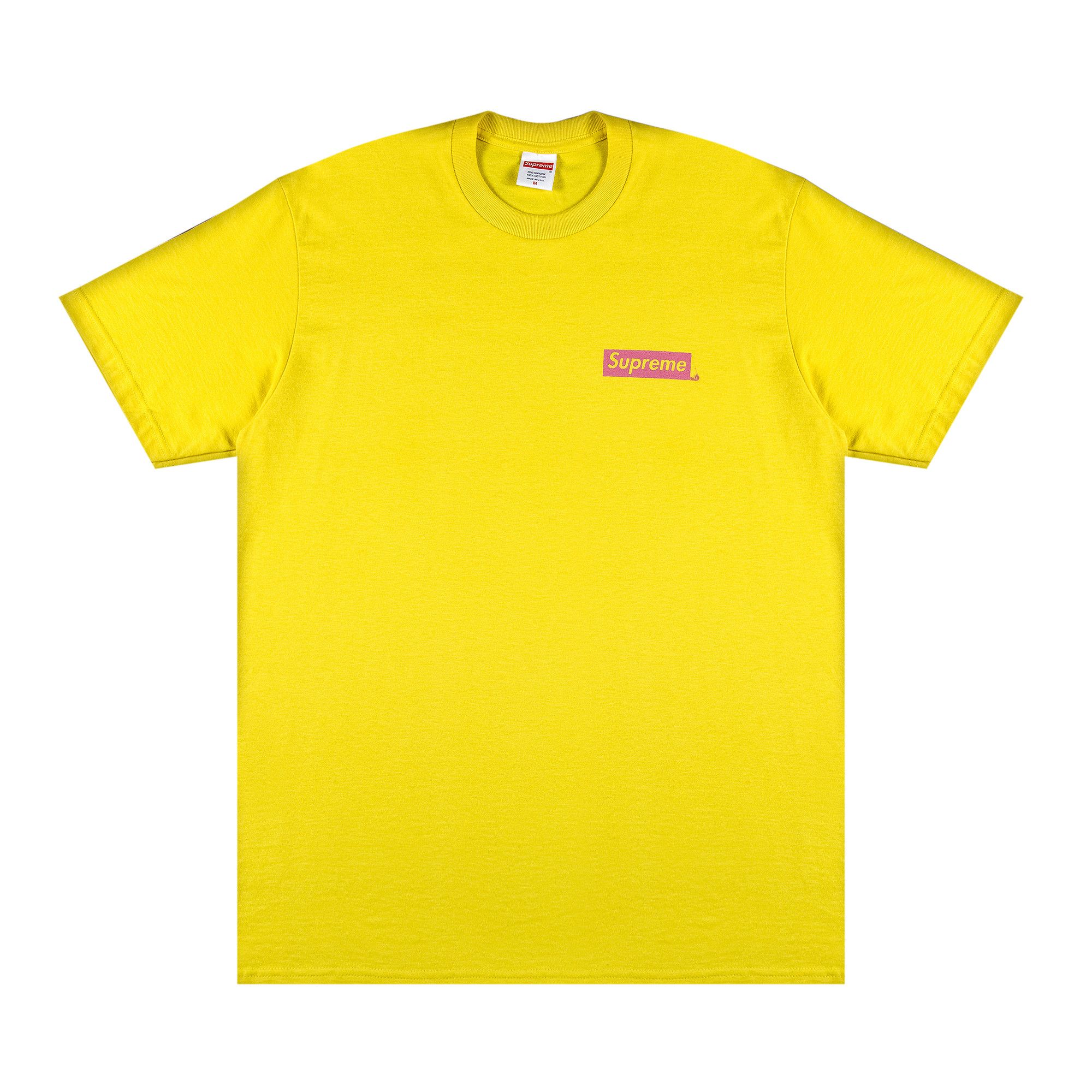 Buy Supreme No More Shit Tee 'Lemon' - FW20T49 LEMON | GOAT