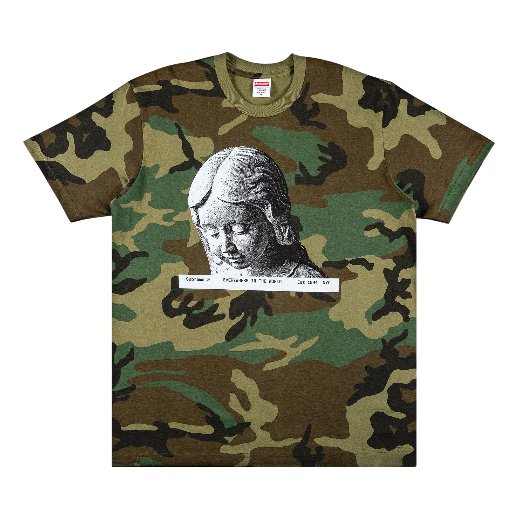 Buy Supreme Everywhere Tee 'Woodland Camo' - FW20T9 WOODLAND CAMO