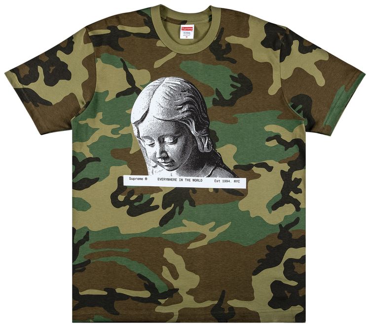 Supreme Everywhere Tee Woodland Camo