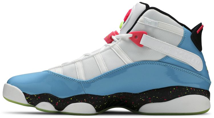 Air Jordan 6 Rings Blue Fury Cyber Pink