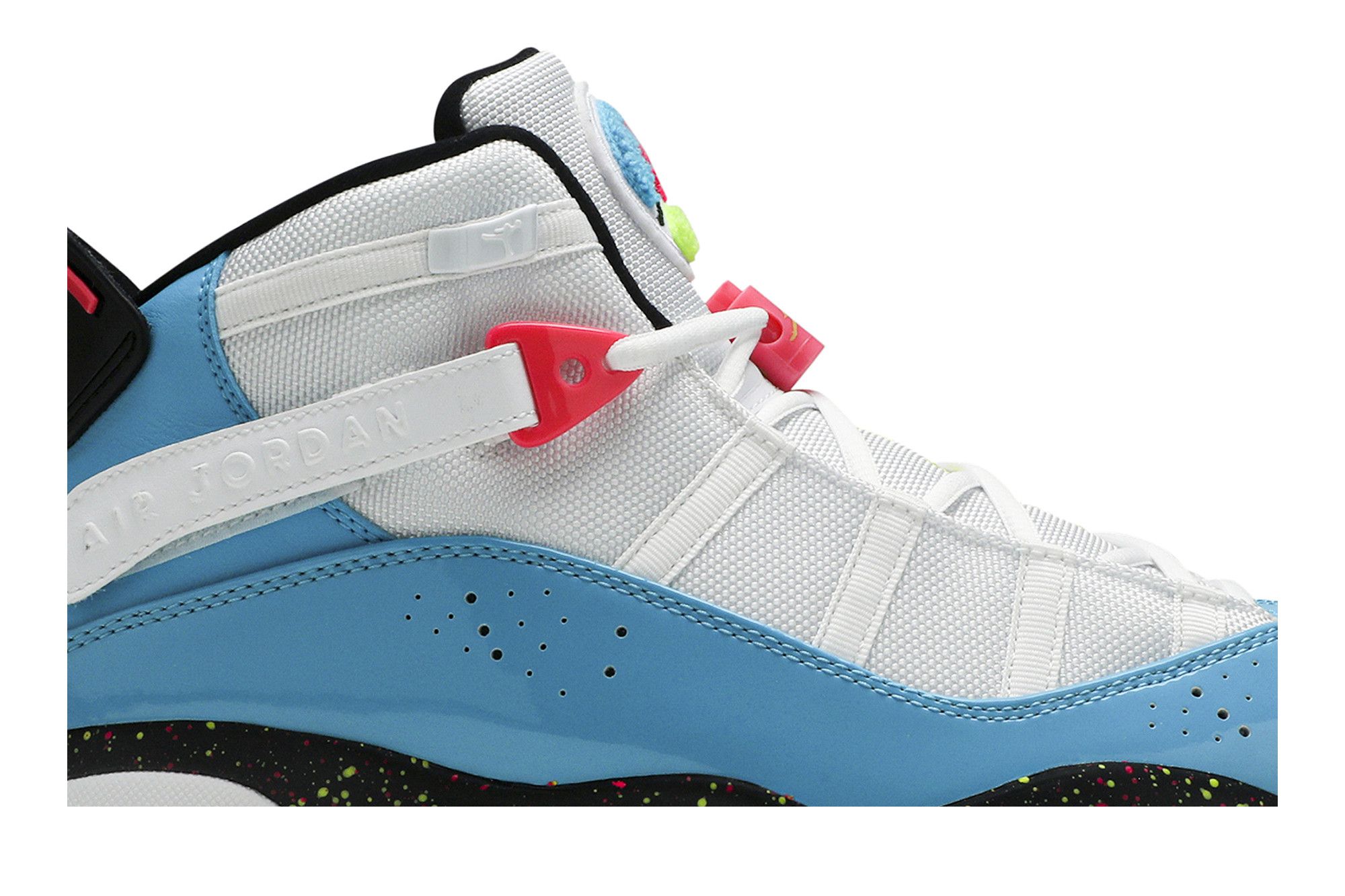 Size 7.5 Jordan 6 Rings Blue Fury Cyber Pink