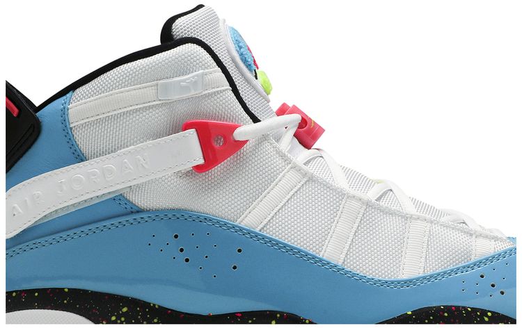 Air Jordan 6 Rings Blue Fury Cyber Pink