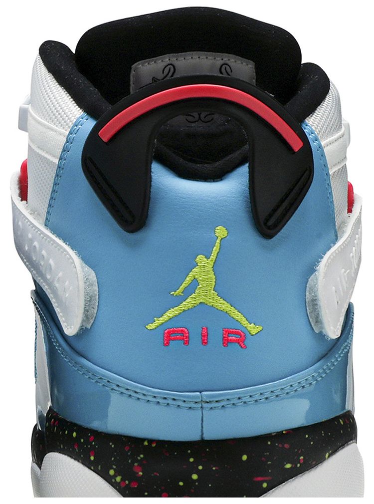 Air Jordan 6 Rings Blue Fury Cyber Pink