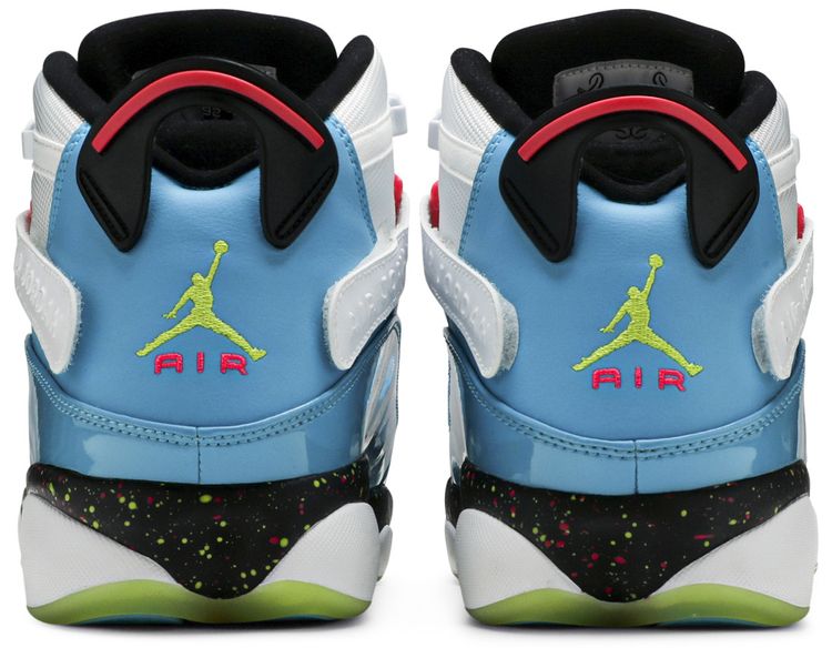 Air Jordan 6 Rings Blue Fury Cyber Pink