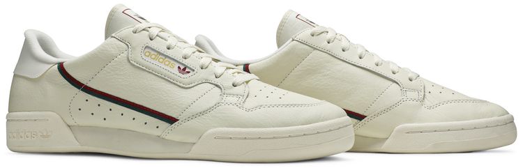 Adidas Continental 80 White Maroon Green