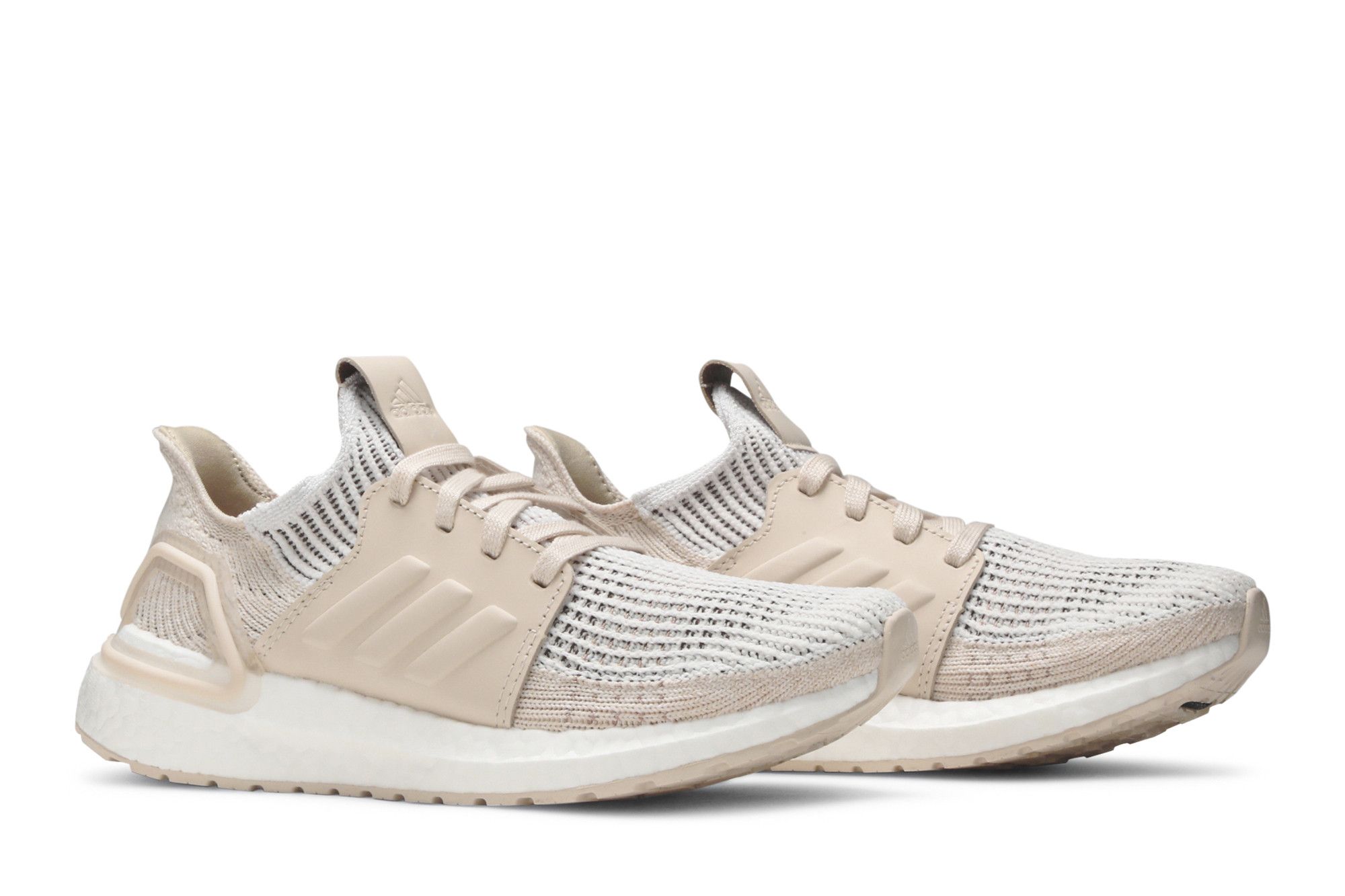 Ultraboost 19 shoes crystal white  brown  linen on sale
