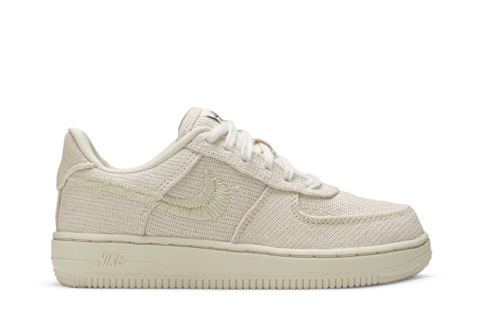 STUSSY×NIKE FORCE1 15cm 新品 Nike x Stussy 'Air Force 1 Mid' スニーカー | ホワイト