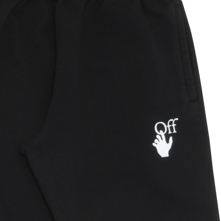Off White Marker Sweatpant BlackFuchsia