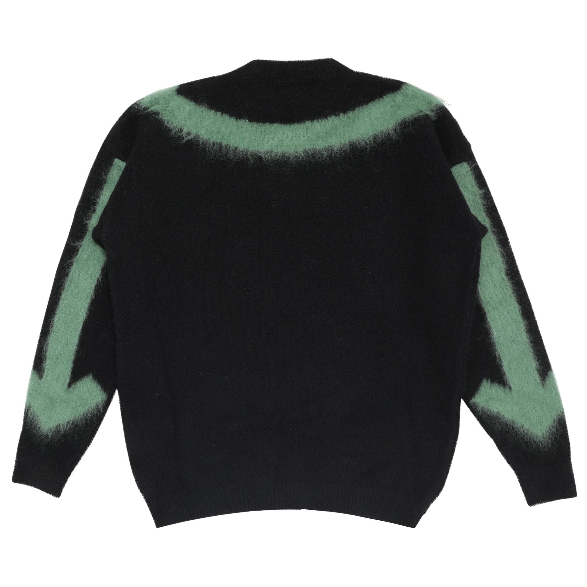 Buy Off White Fuzzy Arrows Crewneck Black Hedge Green OMHA036R21KNI0021059 GOAT