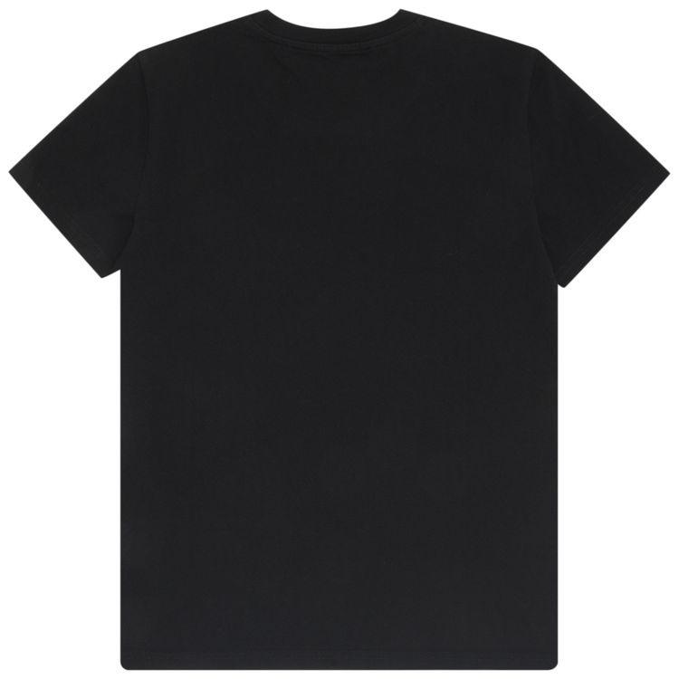 Off White New Script Logo Casual Tee BlackWhite