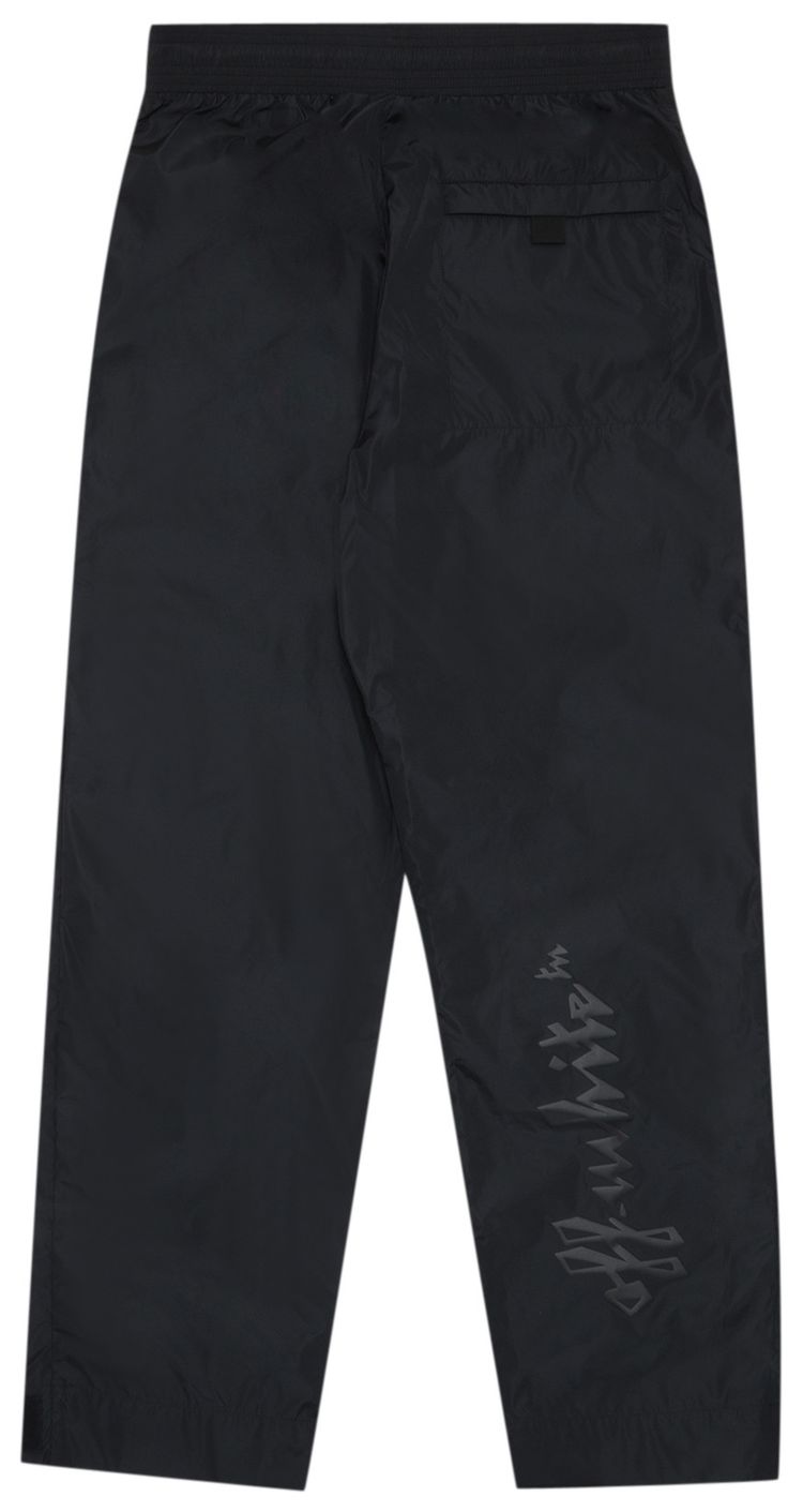 Off White Nylon Cargo Pant Black