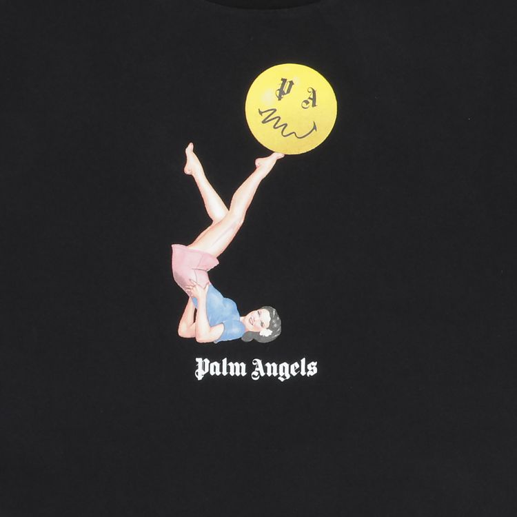 Palm Angels Juggler Pin Up Tee BlackPink
