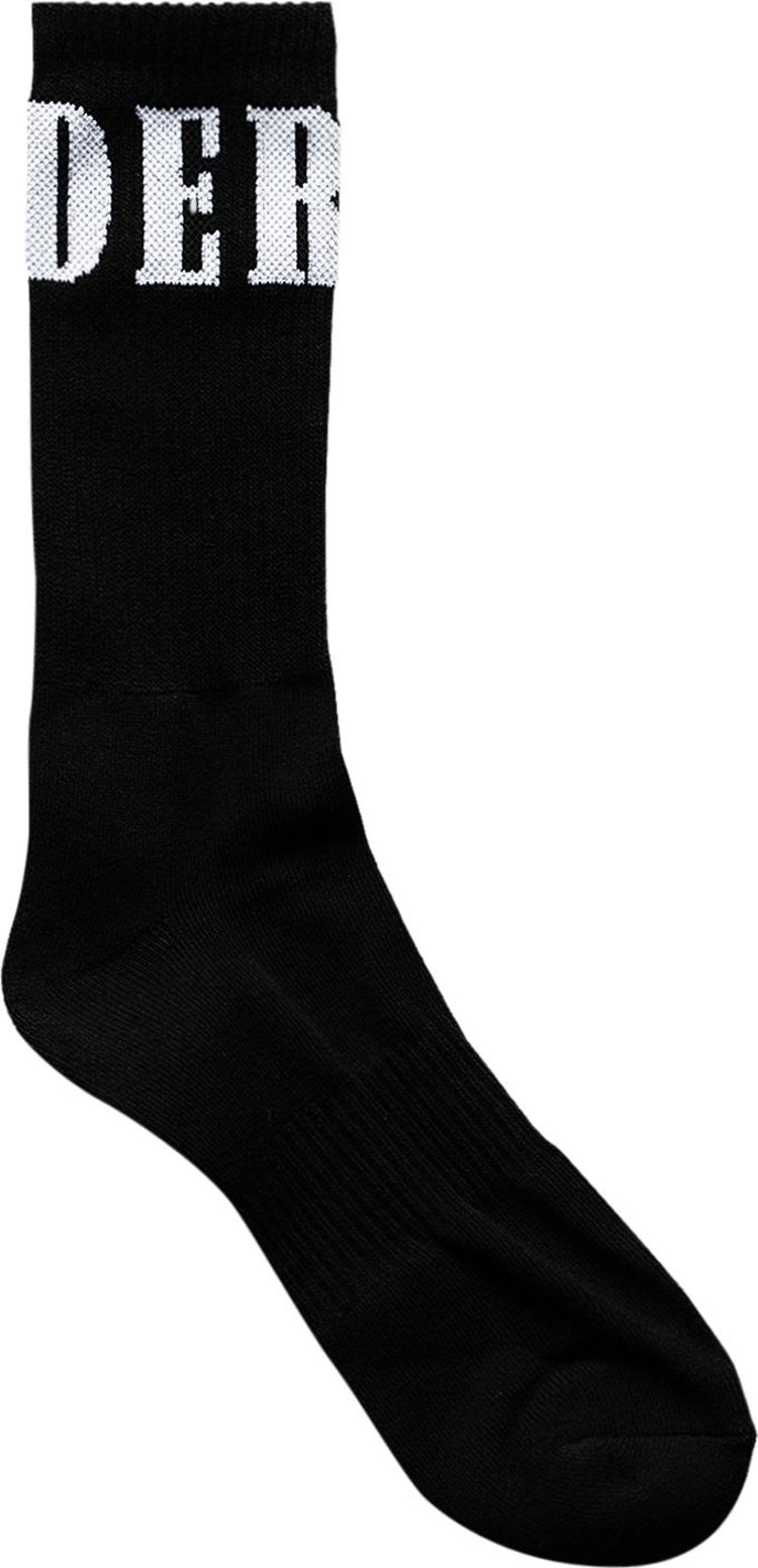 Rhude Wrap Logo Sock 'Black/White'