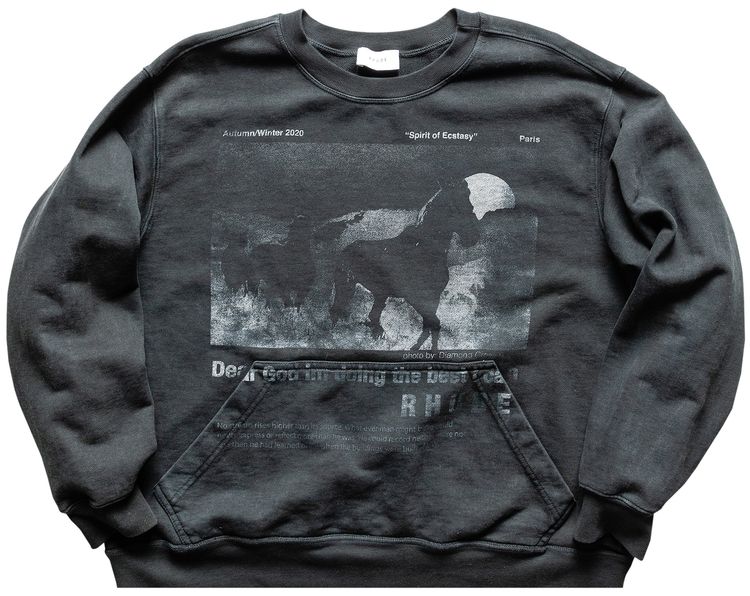 Rhude Best I Can Crewneck Black