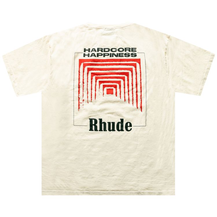 Rhude Box Perspective T Shirt White