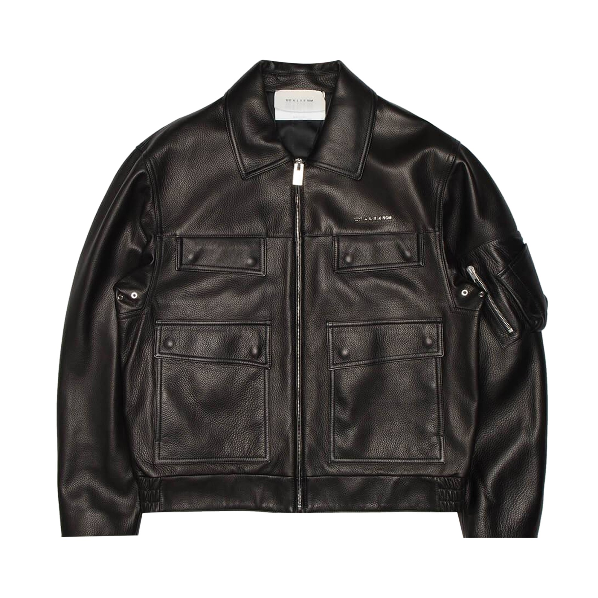 Buy 1017 ALYX 9SM Calfskin Police Jacket 'Black' - AAMOU0156LE03 
