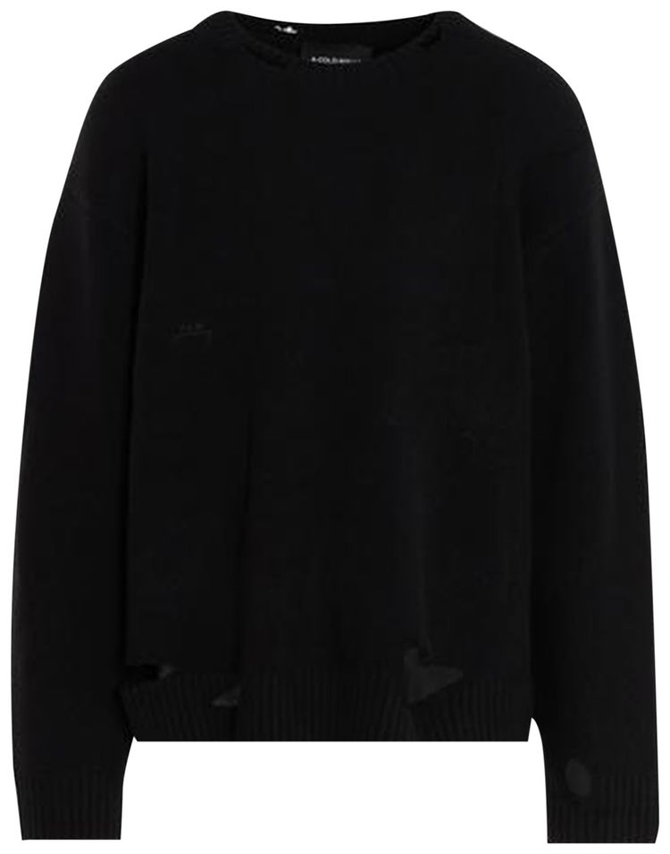A Cold Wall Oversized Destroy Jumper Black